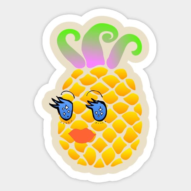 PINEAPPLE Sticker by chou